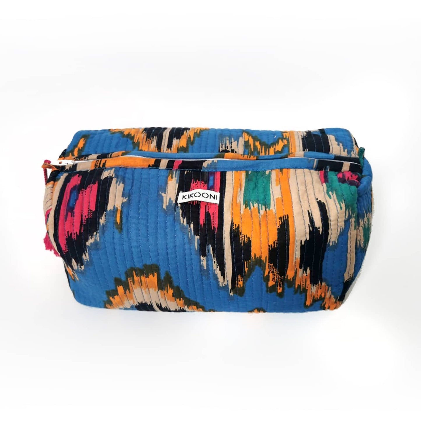 Handmade Cosmetic Bag “Ikat blue”