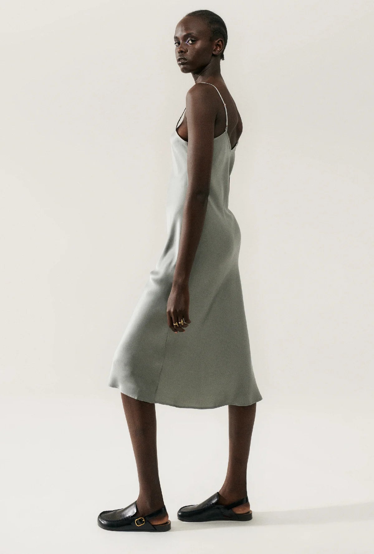 90s Slip Dress - Moon