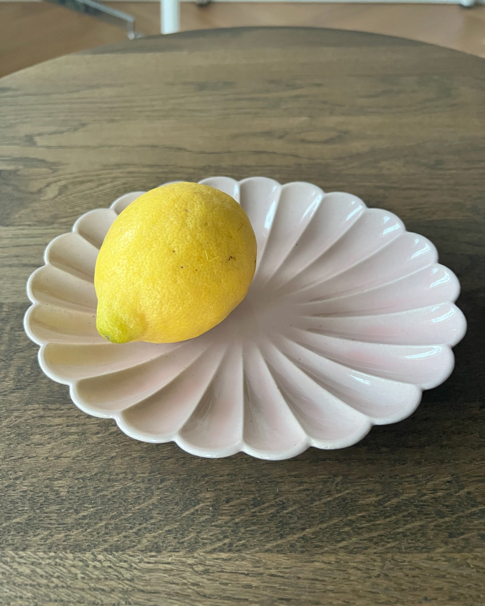 Blomstrende Sol Oval Tallerken