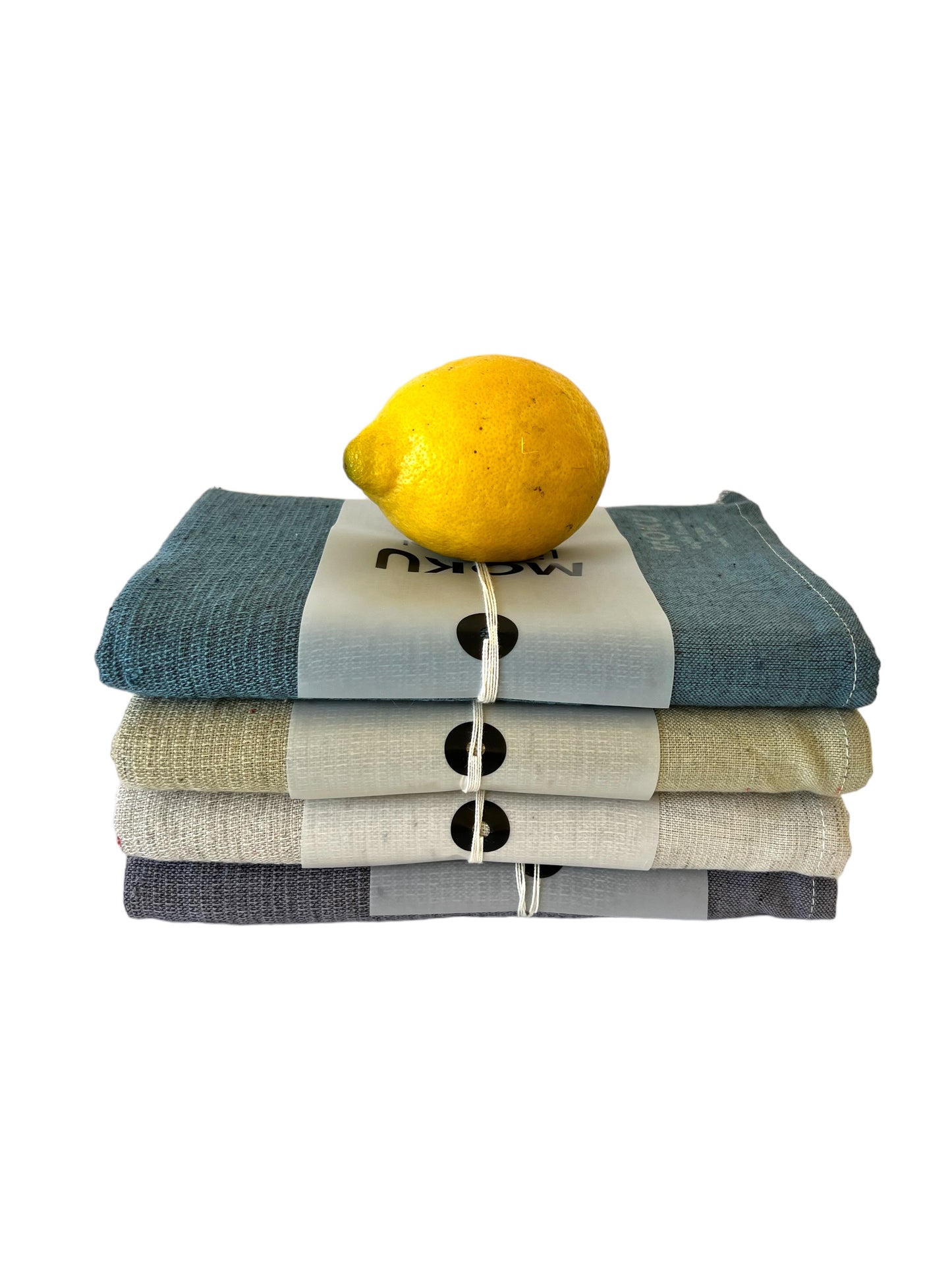 stack of 4 Moku light towels large