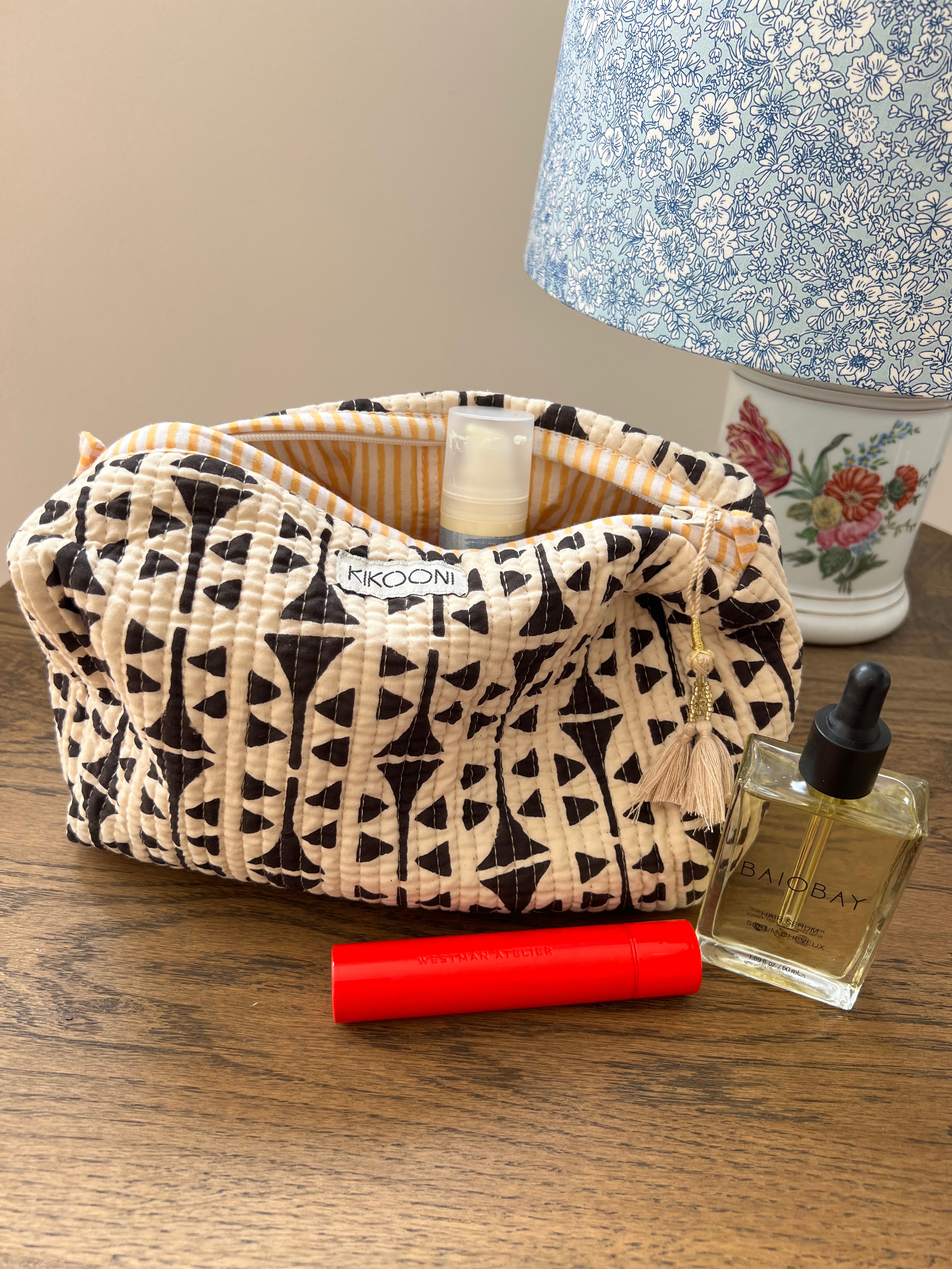 kikooni Handmade Cosmetic Bag “Natural Beauty - Seeds”