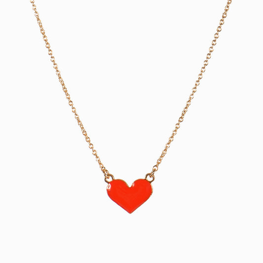 FROM PARIS Heart Necklace