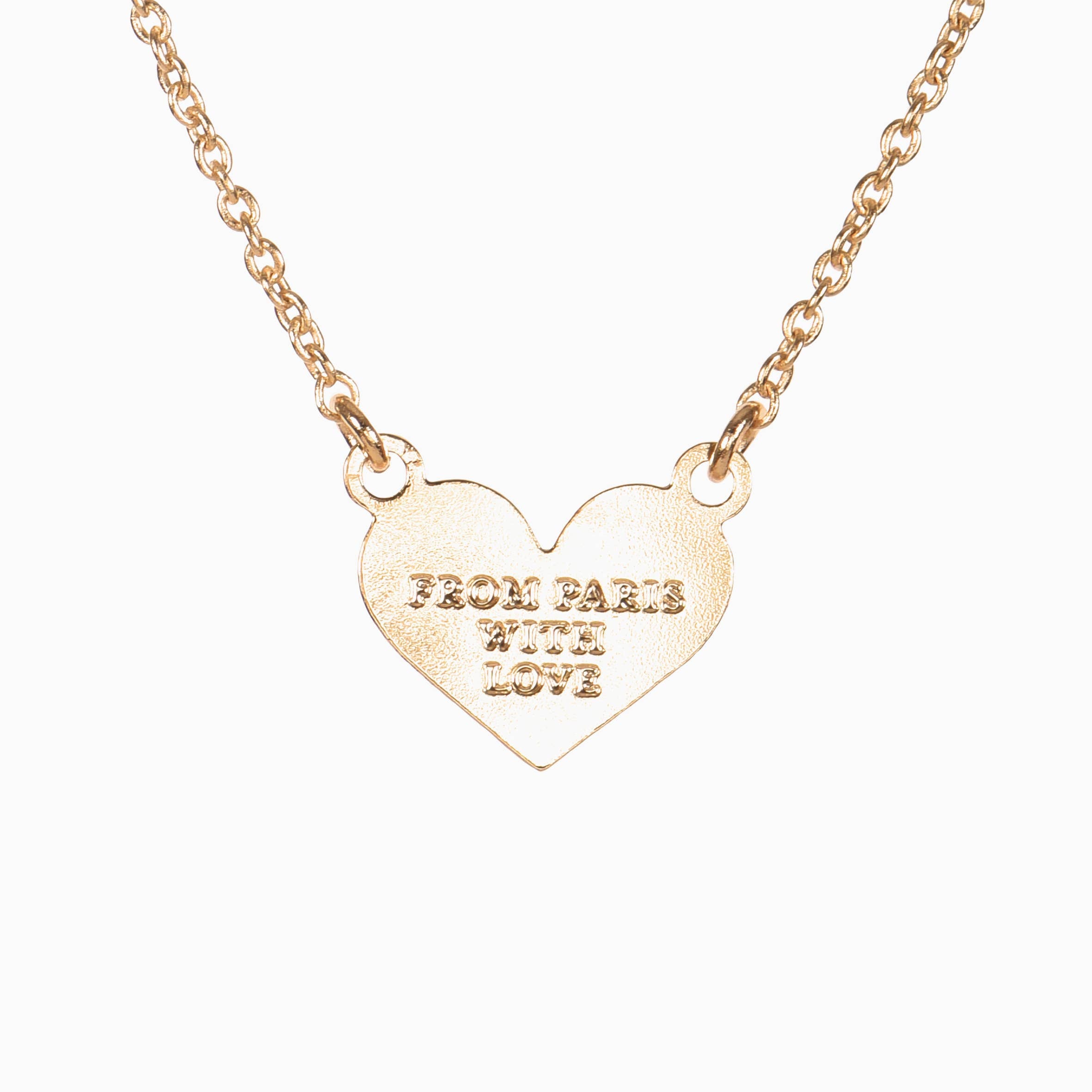FROM PARIS Heart Necklace