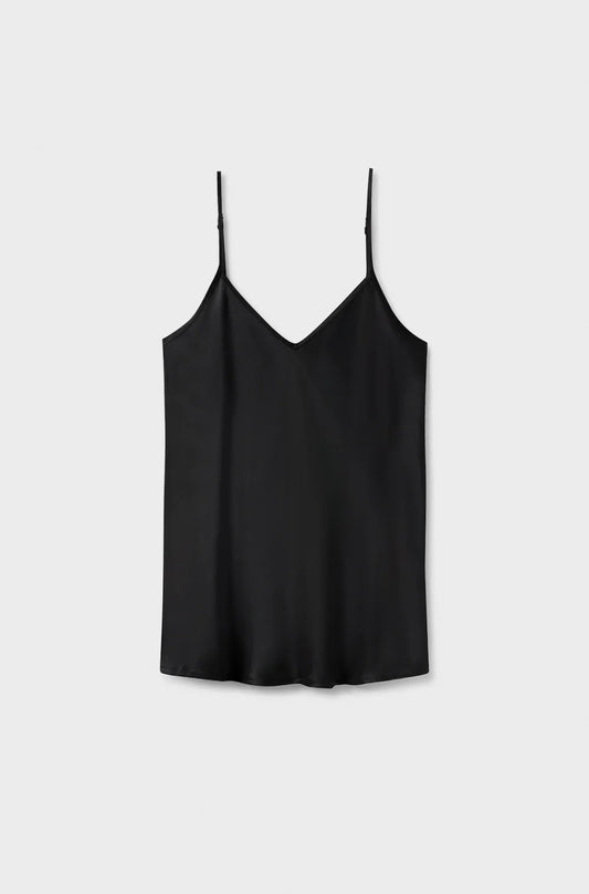 Bias Cut Cami - Black 