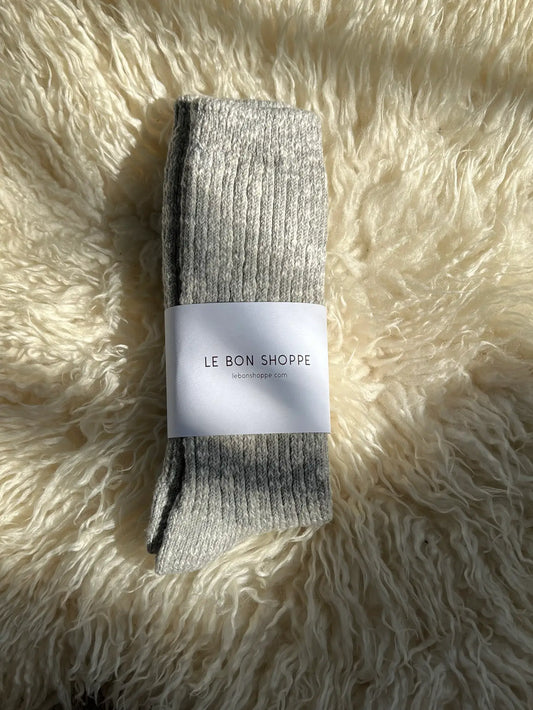Cottage Socks in grey