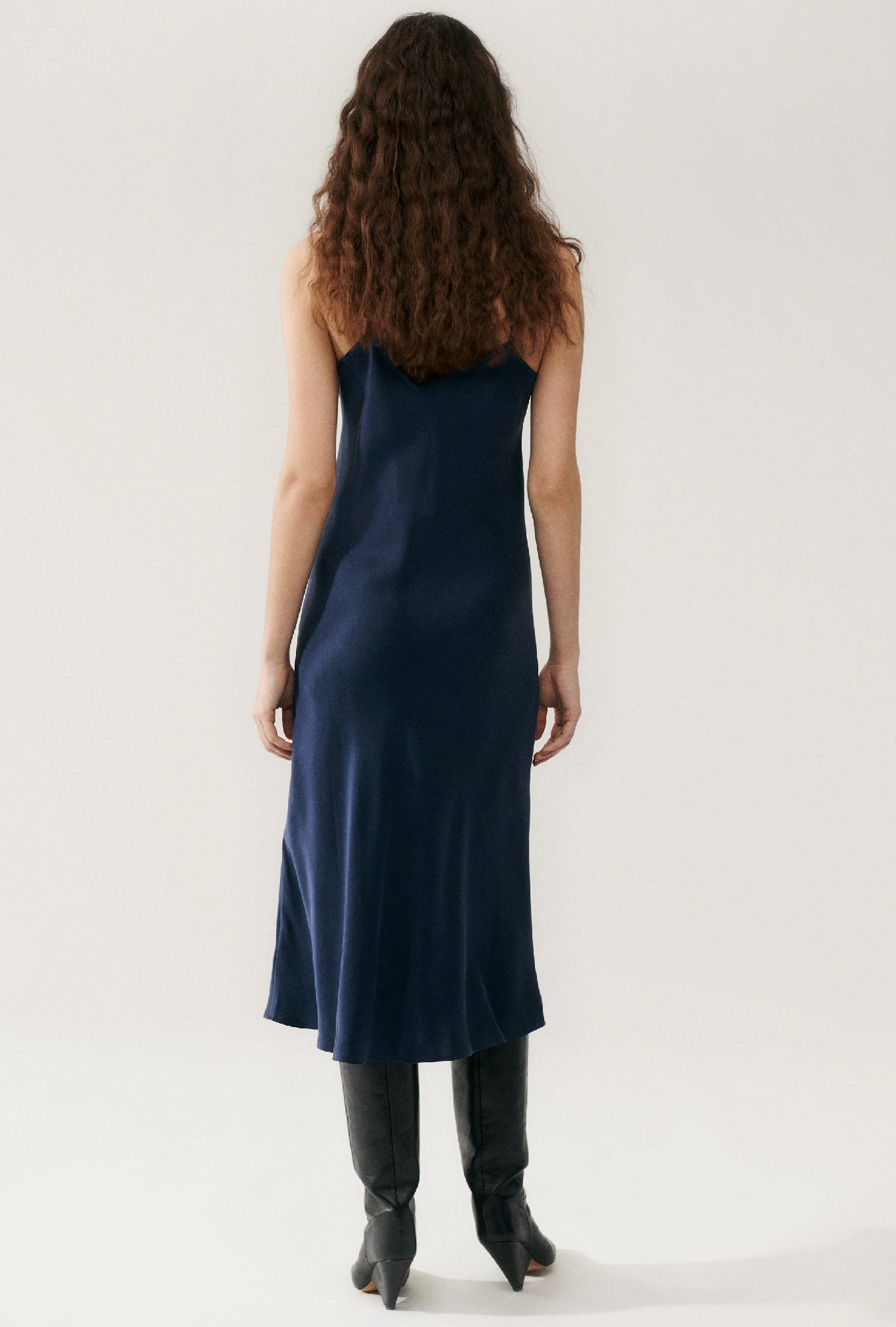 90s Slip Dress - Midnight