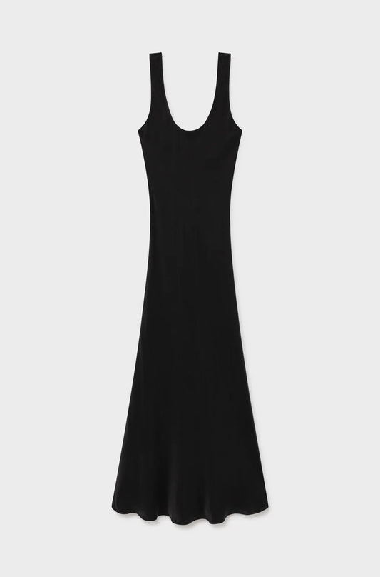 Scoop Neck Dress - Black