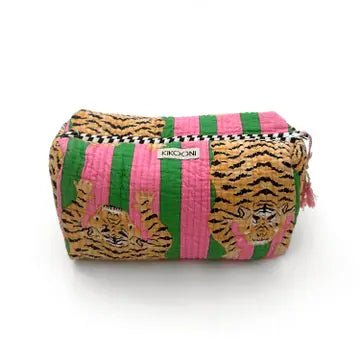 Kikooni Tiger Poppy cosmetic bag
