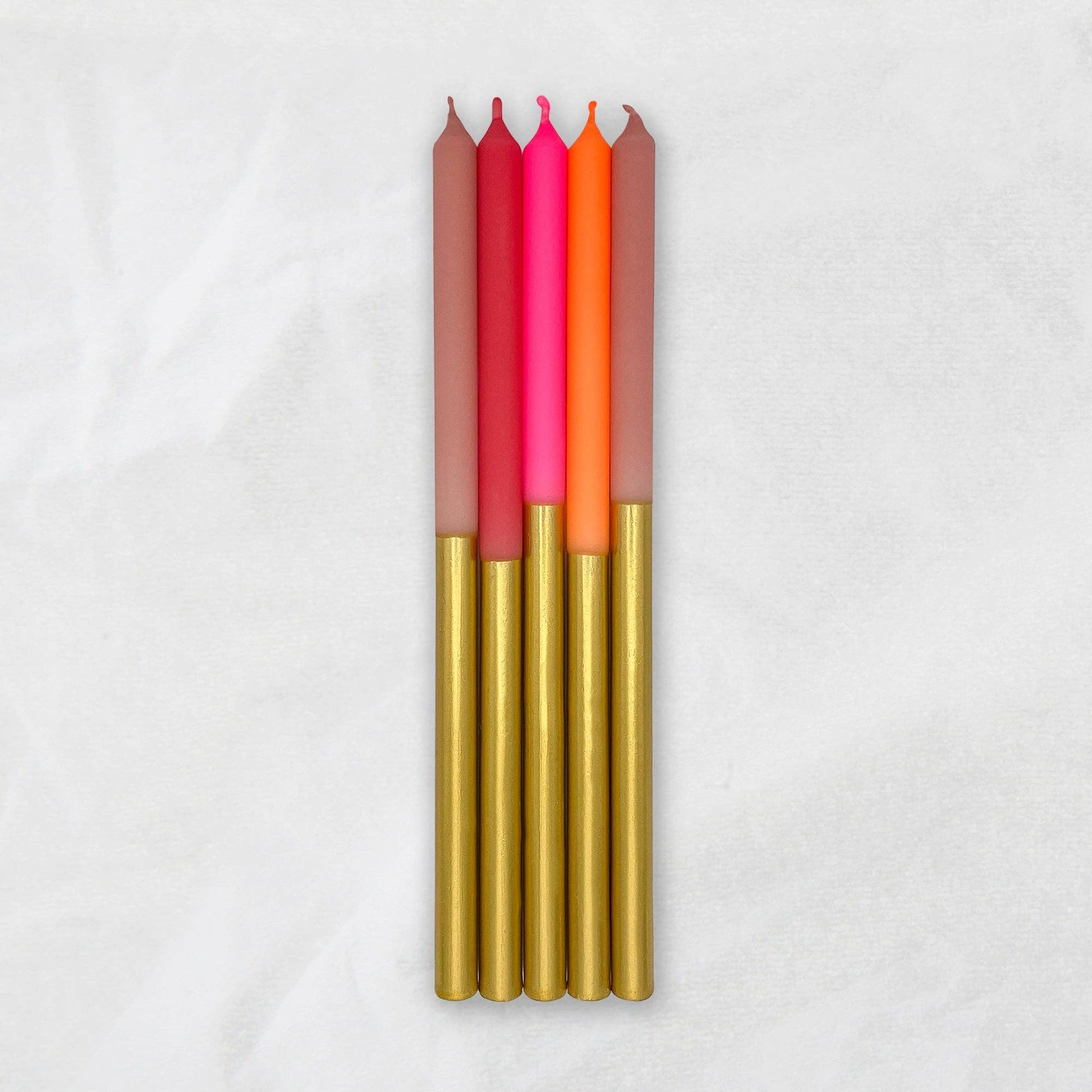 Dip Dye Slim Candles