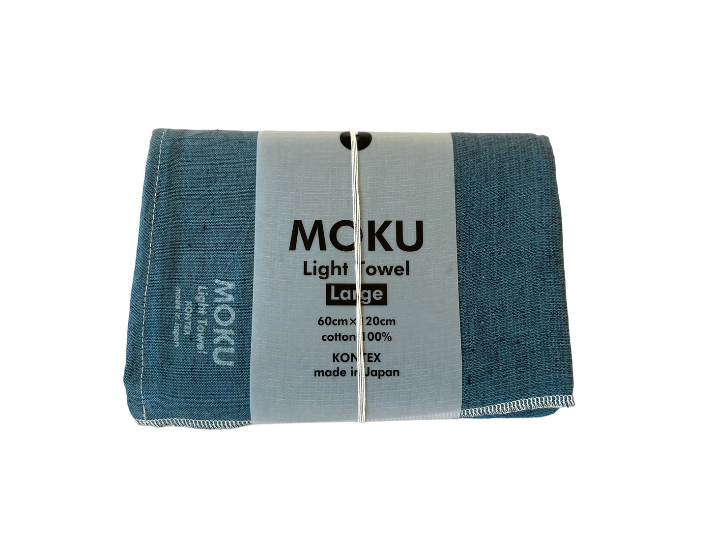 Blue moku light towel