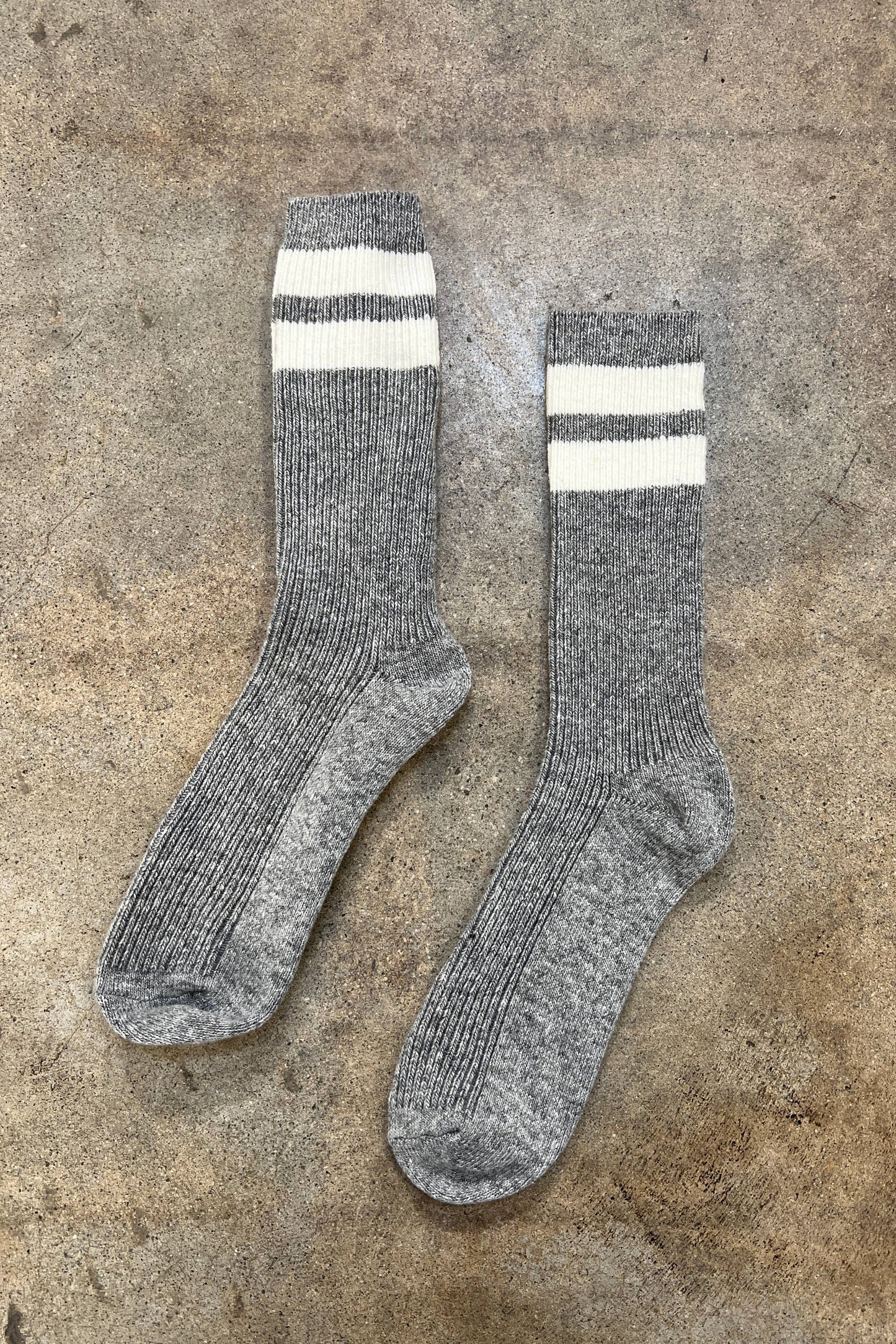 Grandpa Varsity Socks in grey