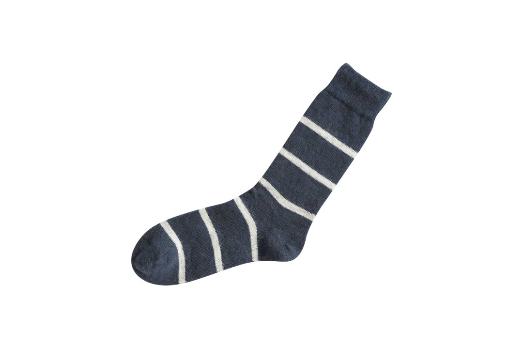 Nishiguchi Kutsushita navy mohair