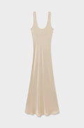 Scoop Neck Dress - Hazelnut